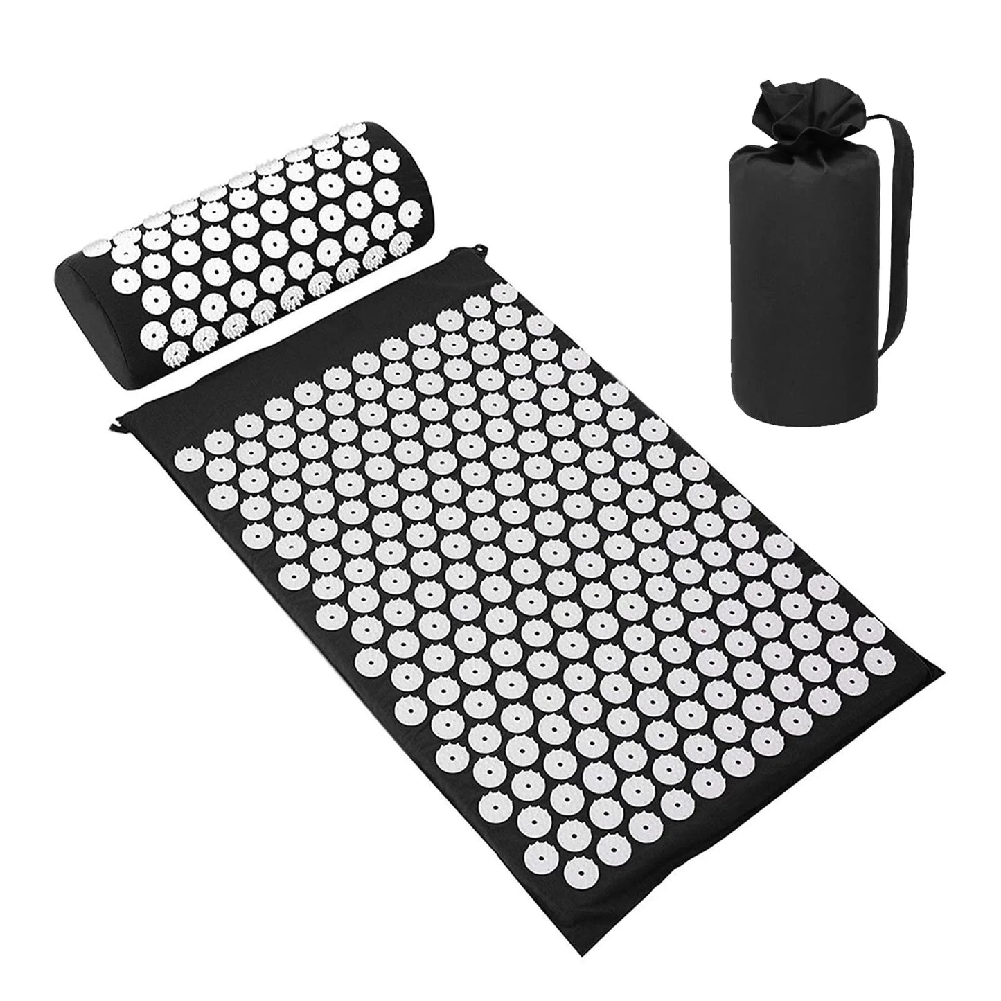 Conjunto Tapete e Almofada de Acupressura — Relaxamento e Bem-Estar