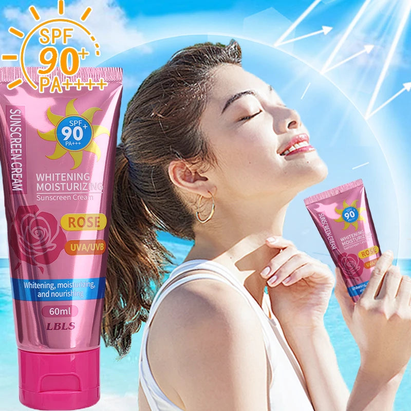 Protetor Solar SPF90+ — Proteção UV, Hidratação e Efeito Luminoso para Rosto e Corpo | AlivioPrime
