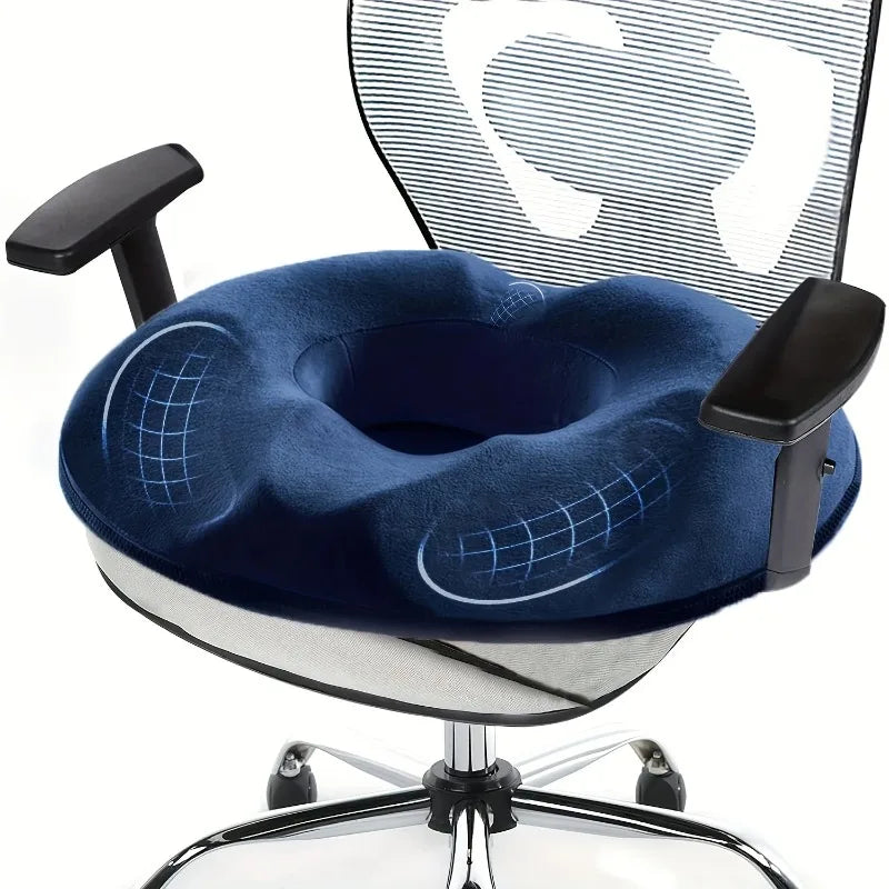 Almofada Ortopédica de Espuma de Memória — Alívio do Cóccix e Conforto Postural | AlivioPrime