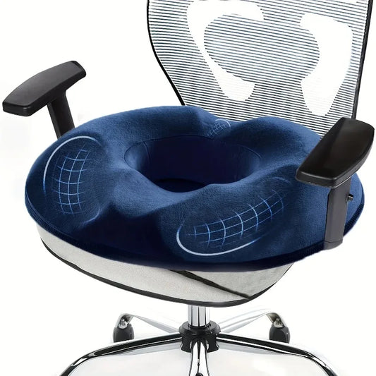Almofada Ortopédica de Espuma de Memória — Alívio do Cóccix e Conforto Postural | AlivioPrime