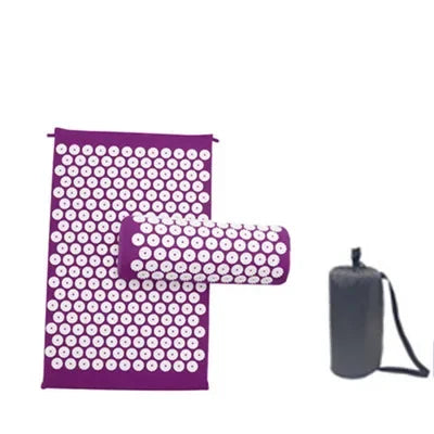 Conjunto Tapete e Almofada de Acupressura — Relaxamento e Bem-Estar