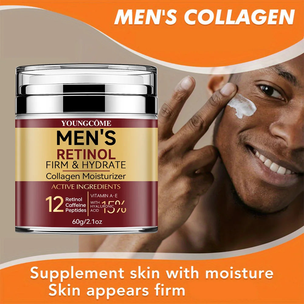 Creme Facial de Retinol para Homem Pro — Colágenio, Hidratação e Suavidade | AlivioPrime