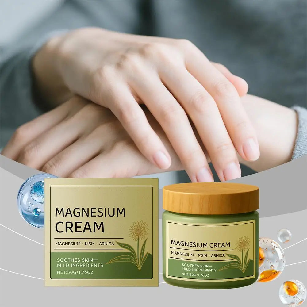 Creme Calmante de Magnésio com Arnica e MSM — Alívio Muscular e Articular | AlivioPrime