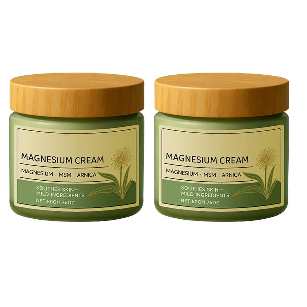 Creme Calmante de Magnésio com Arnica e MSM — Alívio Muscular e Articular | AlivioPrime