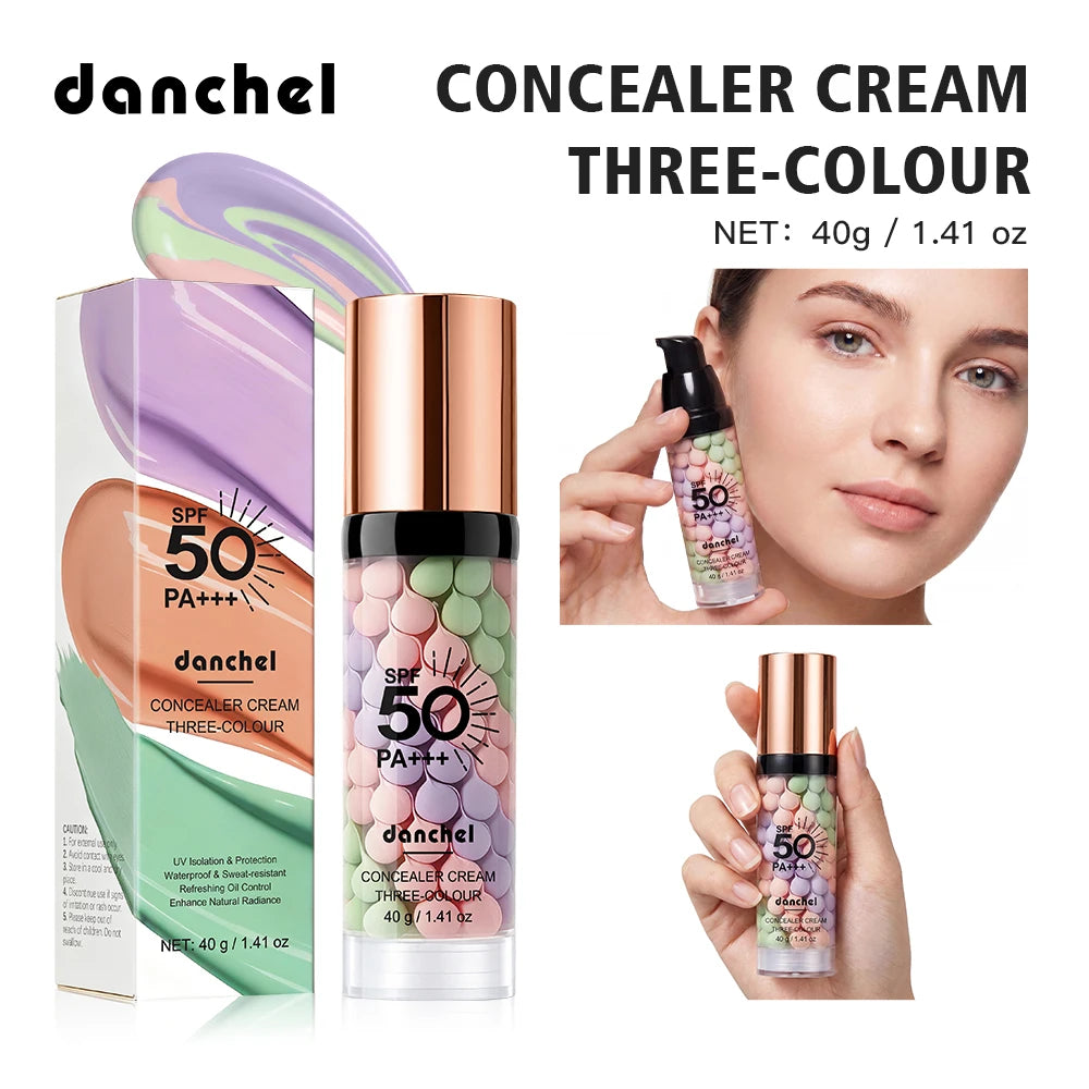 Primer Facial SPF50 3 em 1 — Corretor de Tom, Controlo de Oleosidade e Proteção Solar | AlivioPrime