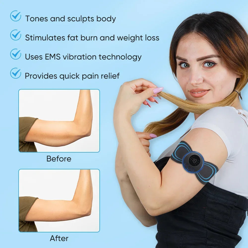Massageador Cervical EMS de Baixa Frequência