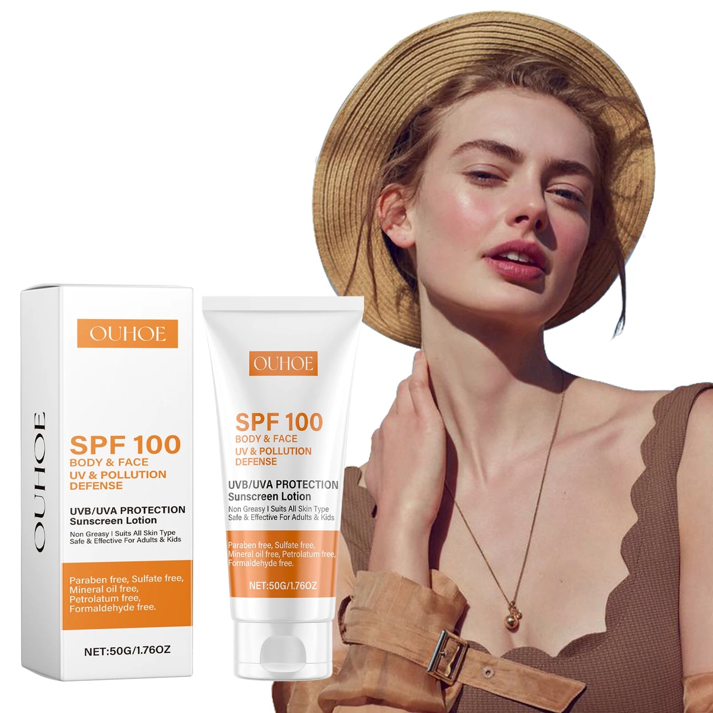 Protetor Solar SPF100+ Rosto e Corpo — Proteção Total UVA & UVB, Anti-Envelhecimento | AlivioPrime