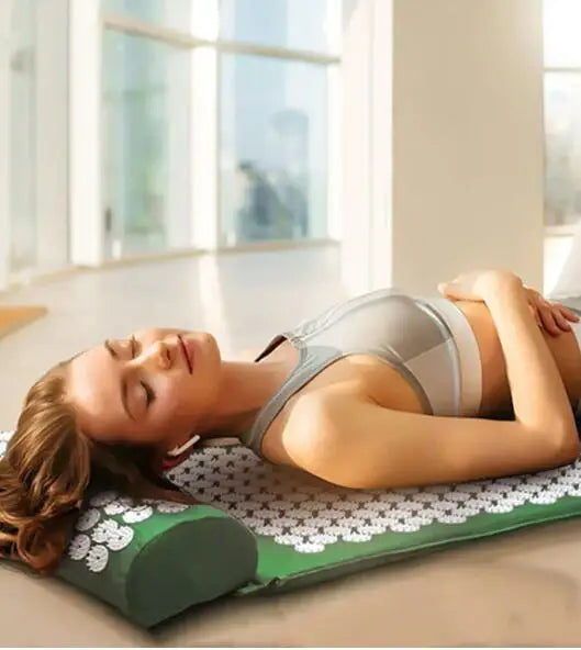 Conjunto Tapete de Acupressura Kuznetsov — Yoga, Pilates e Alívio de Dores