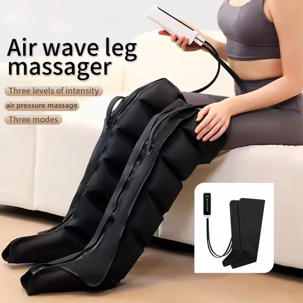 Botas de Pressoterapia Pro 6 Câmaras — Drenagem e Recuperação Muscular