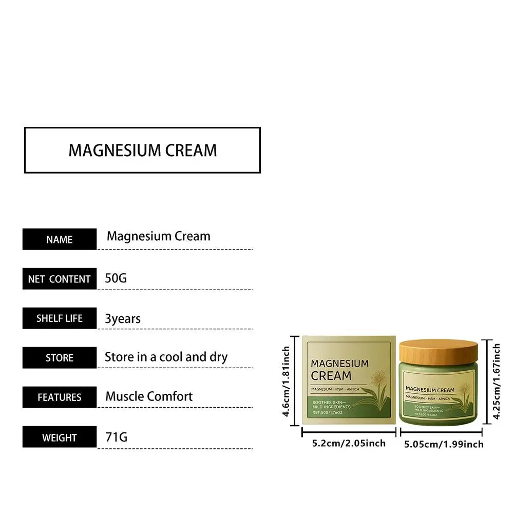 Creme Calmante de Magnésio com Arnica e MSM — Alívio Muscular e Articular | AlivioPrime
