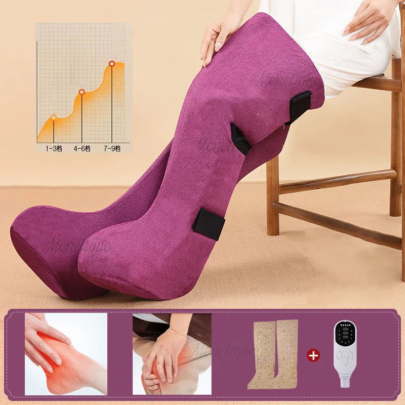 Botas Térmicas Massageadoras para Pernas — Calor, Circulação e Conforto