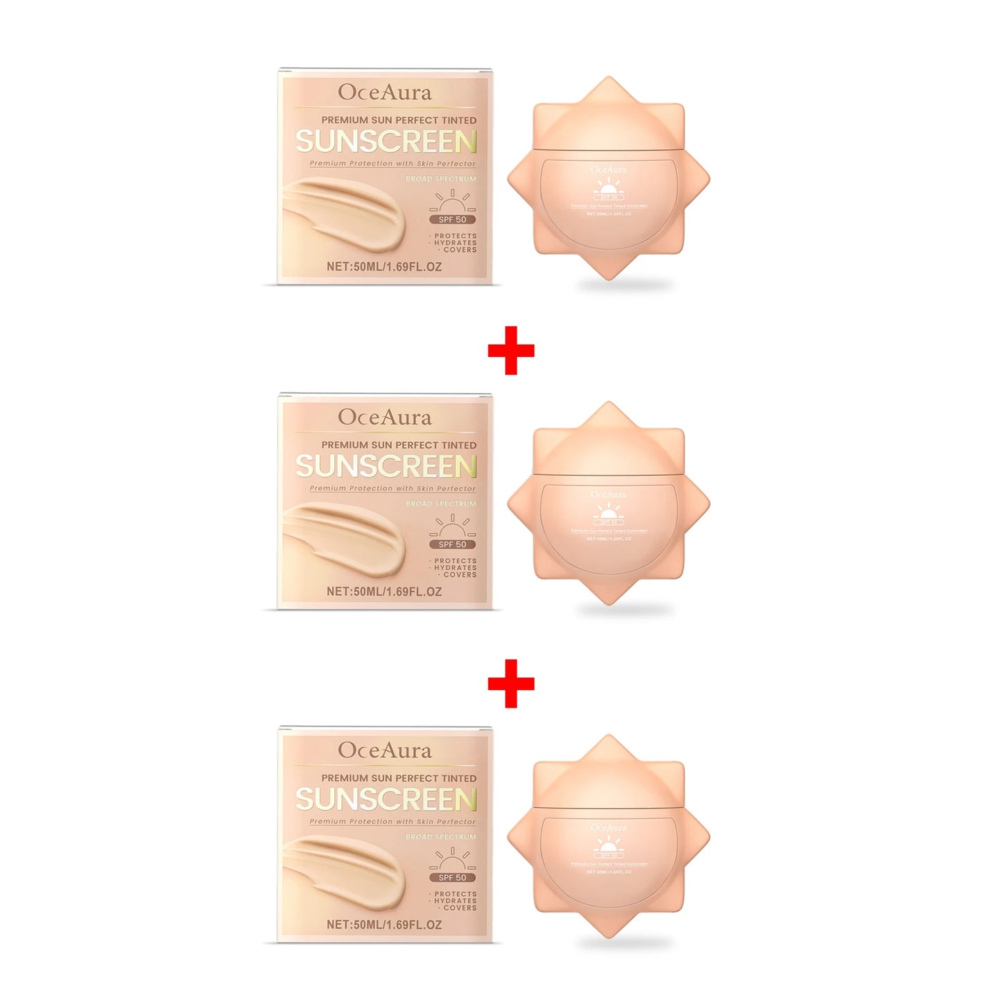 Protetor Solar SPF50+ Rosto e Corpo — Controlo de Oleosidade, Hidratação e Anti-Queimadura | AlivioPrime