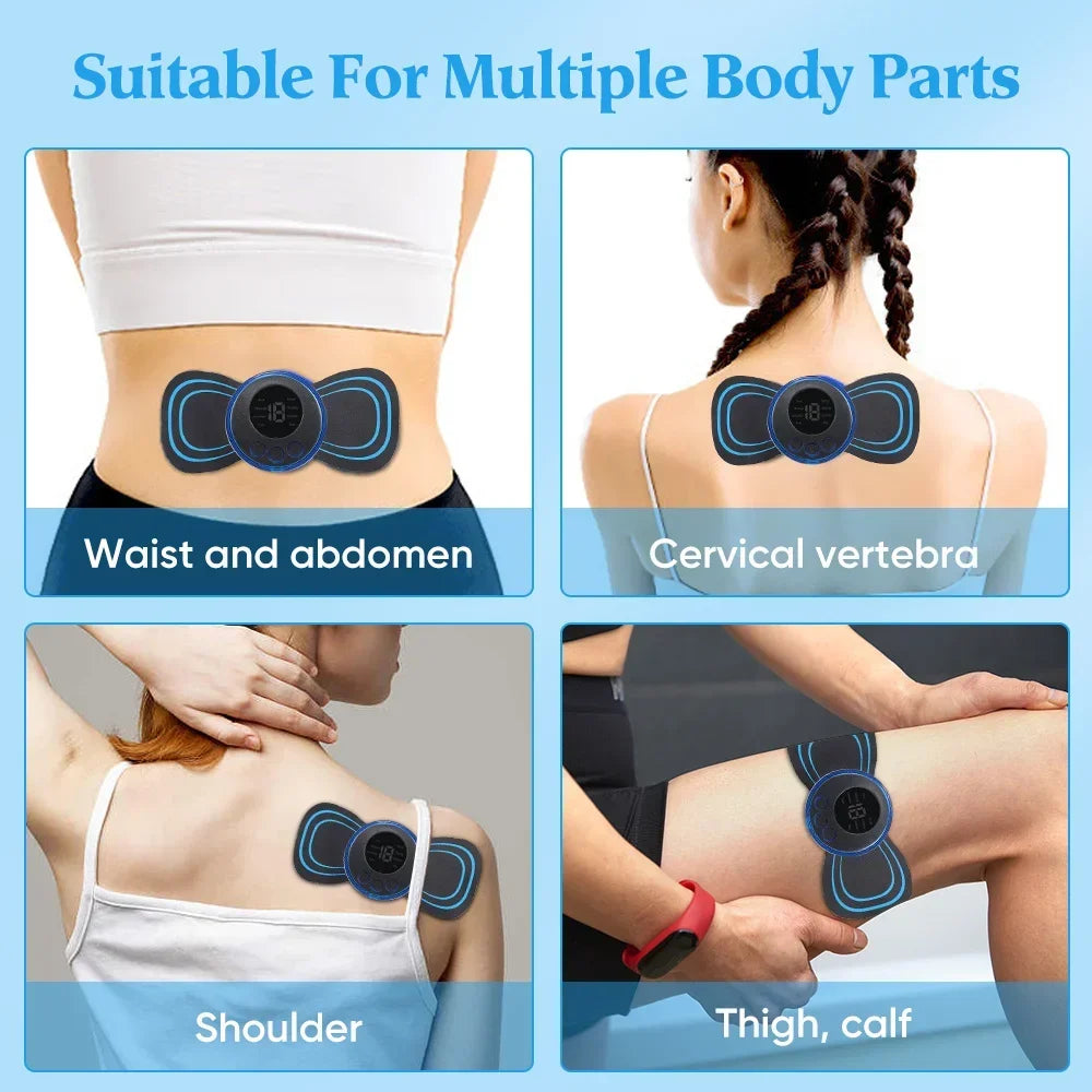 Massageador Cervical EMS de Baixa Frequência