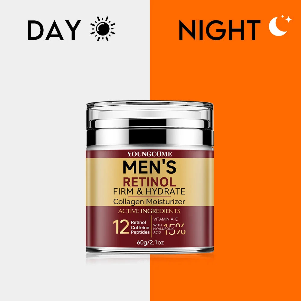 Creme Facial de Retinol para Homem Pro — Colágenio, Hidratação e Suavidade | AlivioPrime