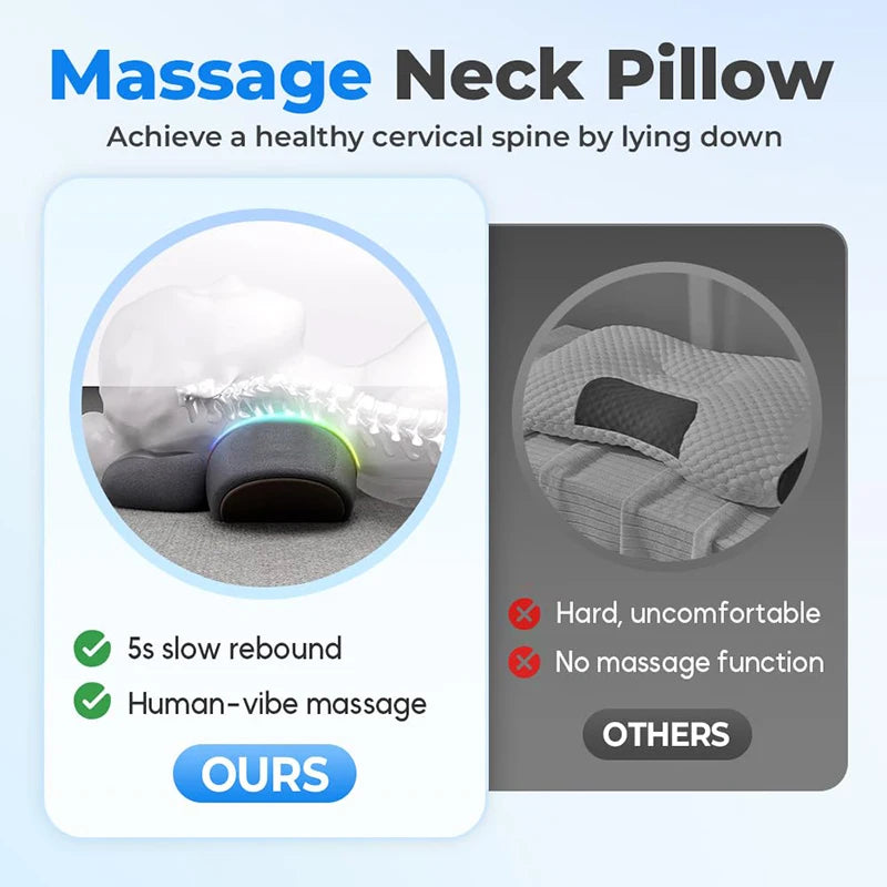 Almofada de Massagem Cervical para Pescoço e Ombros