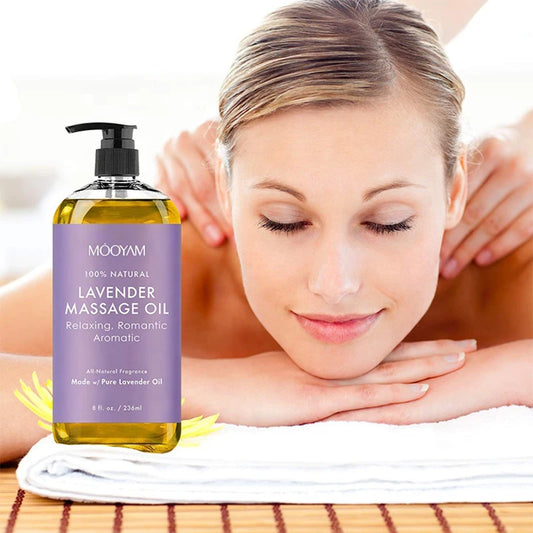 Óleo de Massagem Corporal Orgânico — Lavanda, Frankincense & Anti-Celulite | AlivioPrime