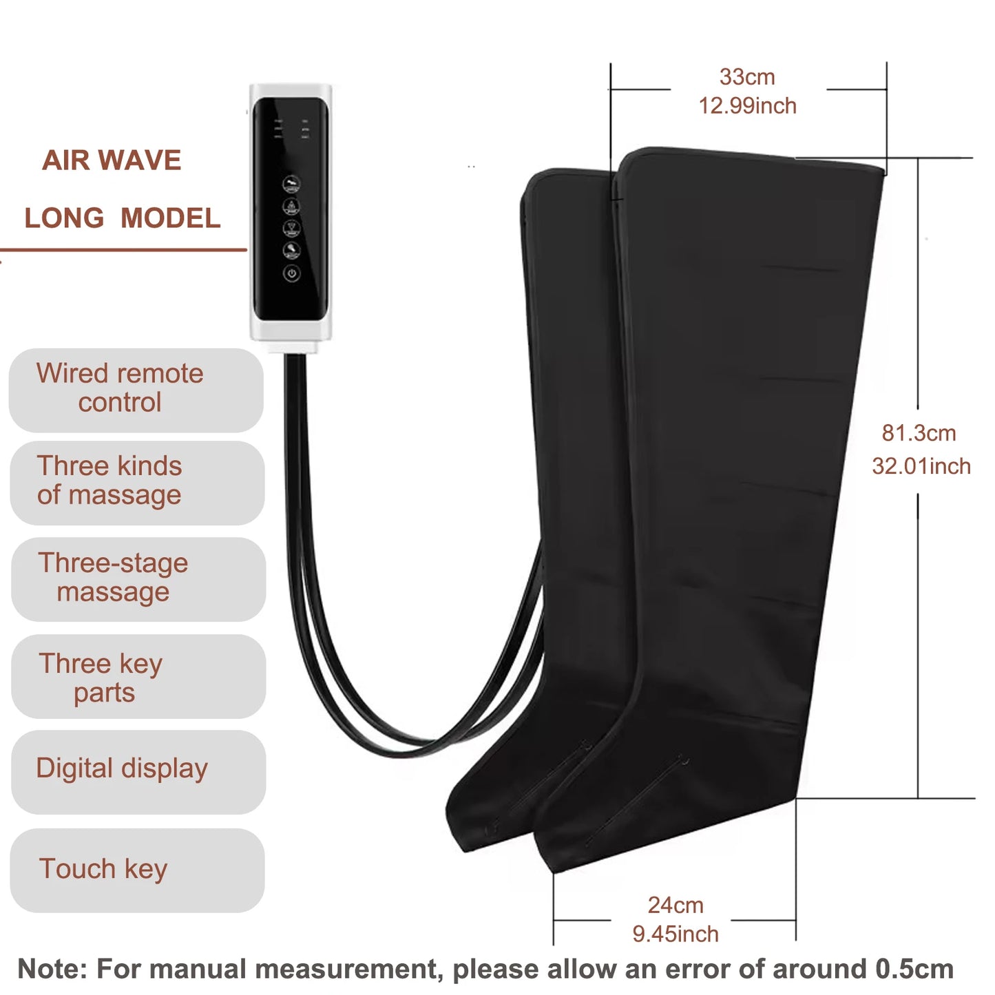 Botas de Pressoterapia Pro 6 Câmaras — Drenagem e Recuperação Muscular