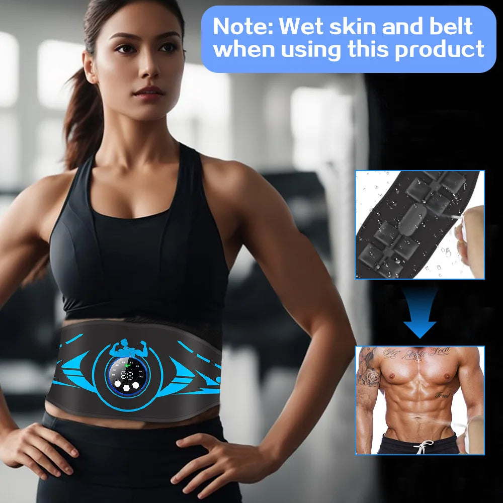Cinto EMS Tonificador Abdominal — Estimulação Muscular e Modelagem Corporal | AlivioPrime