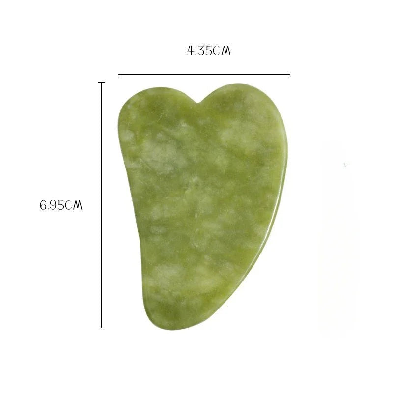 Kit Gua Sha e Rolo de Jade para Rosto
