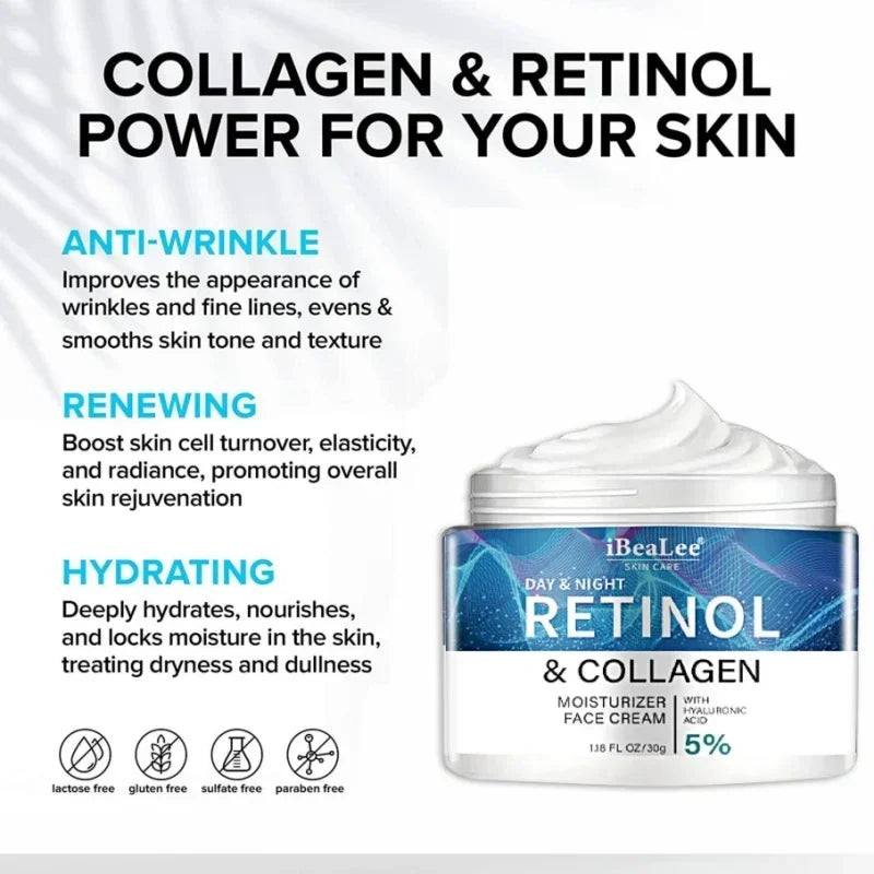 Creme de Retinol Anti-Rugas para Homem — Colágenio, Firmeza e Hidratação | AlivioPrime